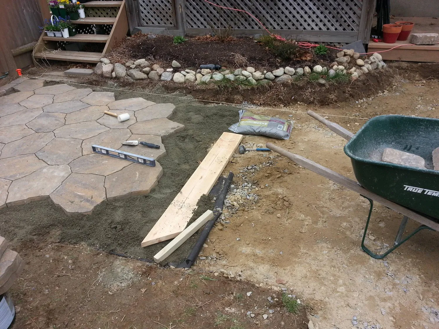 Hexagonal Stone Placement Start